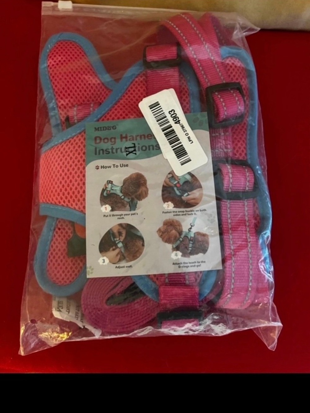 Midog No Pull Reflective Dog Harness